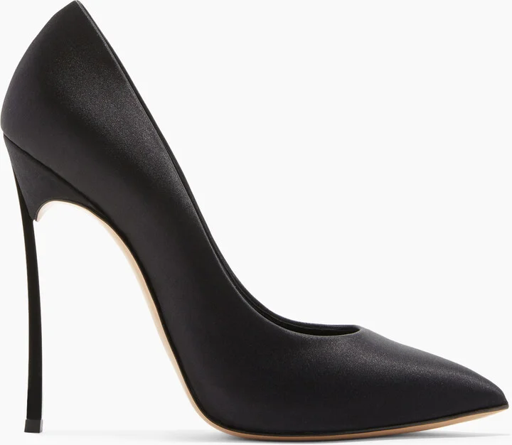 Casadei Blade Twenties - Woman Pumps And Slingback Black And Crystal 41