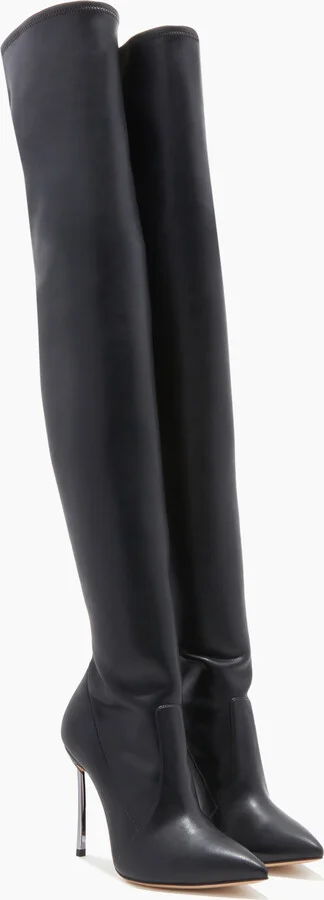 Casadei Blade - Woman Over The Knee Boots Black 35.5 - Image 2