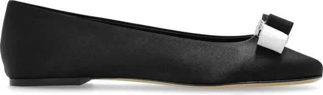 Casadei Bow Accent Ballet Flats