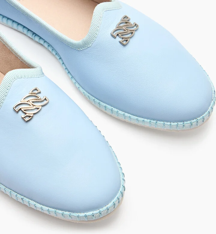 Casadei Capalbio Leather Ballet Flats - Woman Flats And Loafers Sky 40 - Image 5