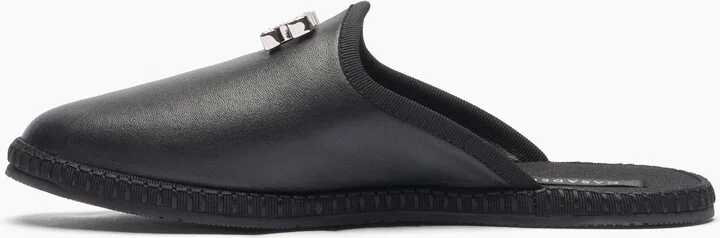 Casadei Capalbio Leather Slippers - Woman Flats And Loafers Black 37.5 - Image 3