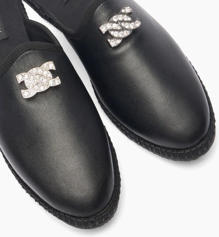 Casadei Capalbio Leather Slippers - Woman Flats And Loafers Black 37.5 - Image 5