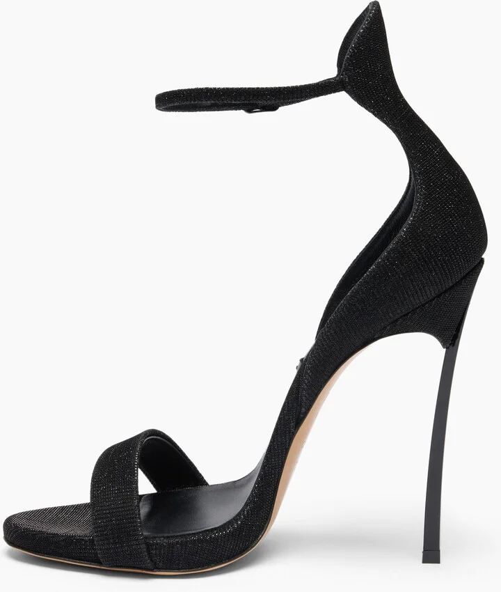 Casadei Cappa Blade Sandal - Woman Sandals Black 37 - Image 3