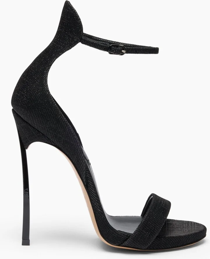 Casadei Cappa Blade Sandal - Woman Sandals Black 37
