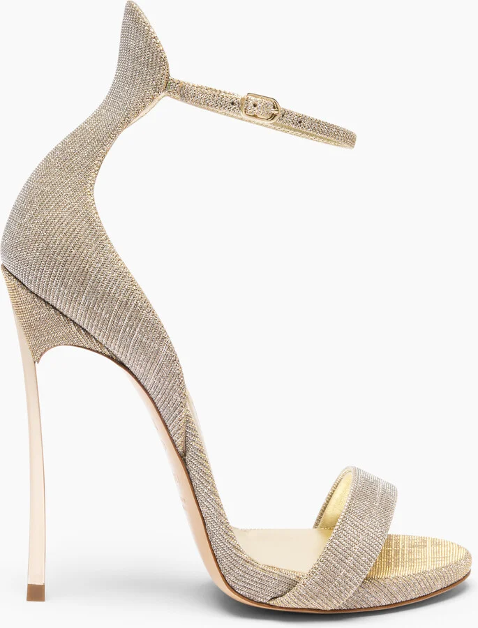 Casadei Cappa Blade Sandal - Woman Sandals Platinum 39