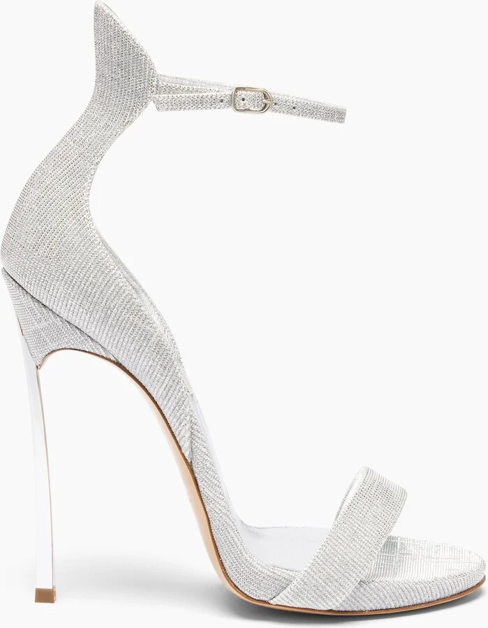 Casadei Cappa Blade Sandal - Woman Sandals Silver 37