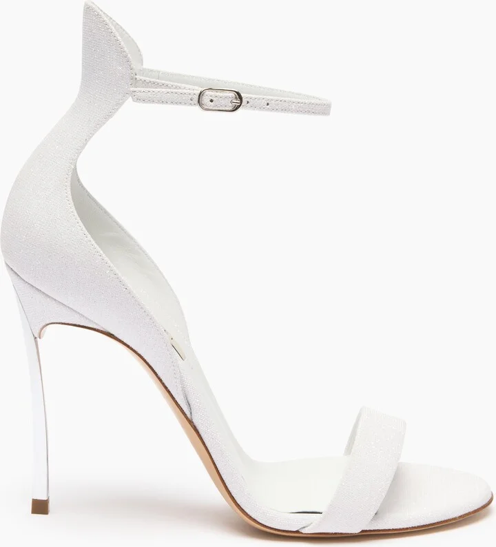 Casadei Cappa Blade Sandal - Woman Sandals White 37