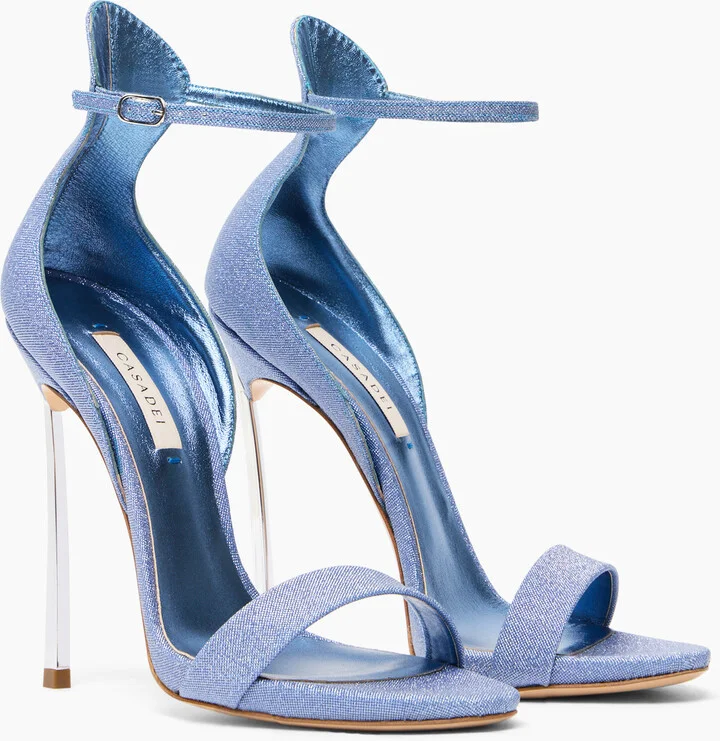 Casadei Cappa Blade Solar Eclipse Sandals - Woman Sandals Denim 40 - Image 2