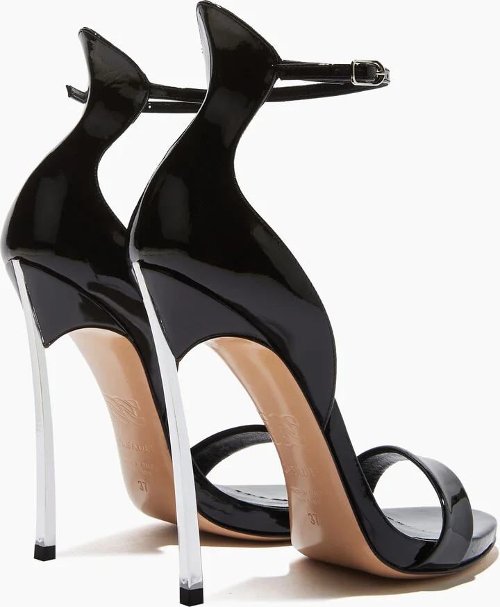 Casadei Cappa Blade Tiffany Sandali - Woman Sandals Black 39 - Image 4