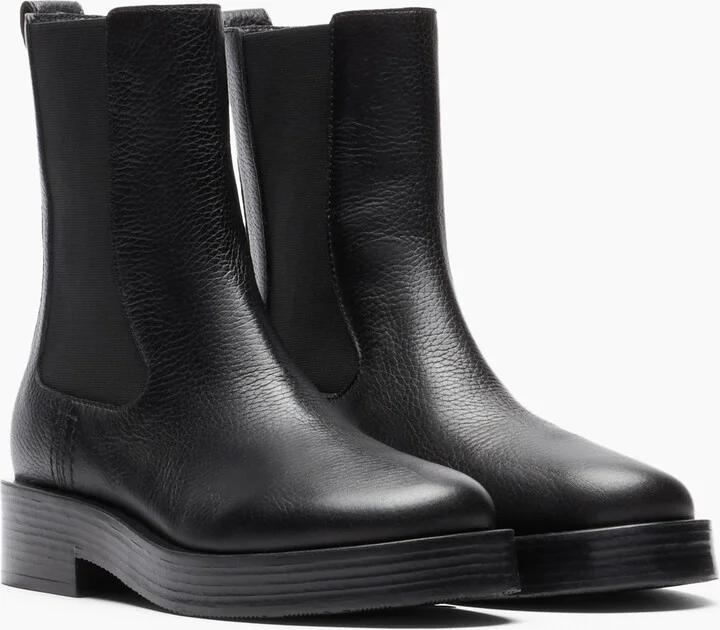 Casadei Charlie Leather Ankle Boots - Woman Ankle Boots Black 35 - Image 2