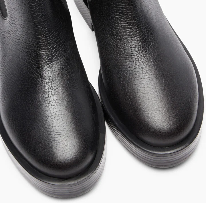 Casadei Charlie Leather Ankle Boots - Woman Ankle Boots Black 35 - Image 5