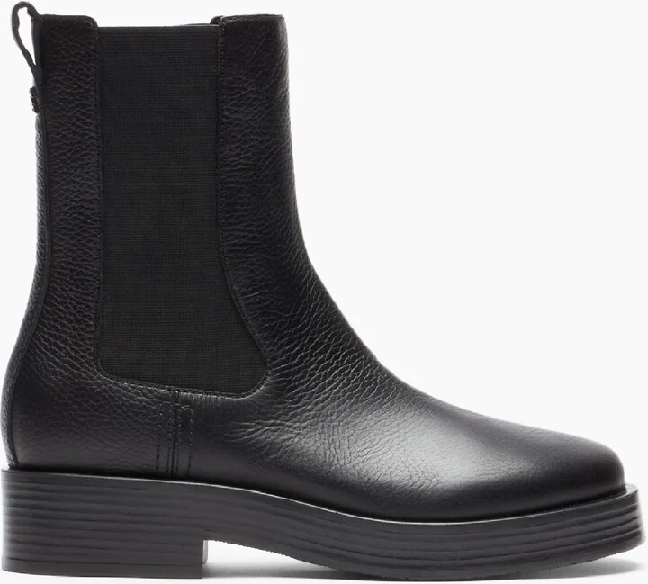 Casadei Charlie Leather Ankle Boots - Woman Ankle Boots Black 35