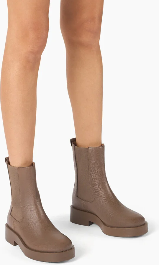 Casadei Charlie Leather Ankle Boots - Woman Ankle Boots Caribou 35 - Image 6