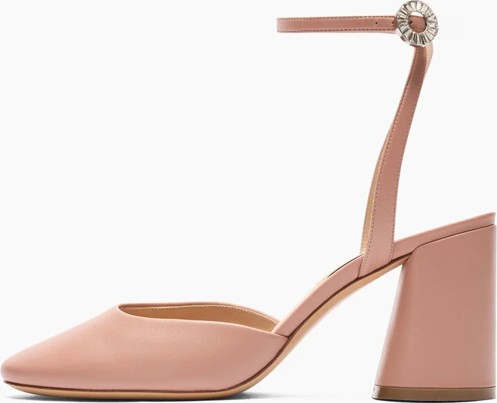 Casadei Cleo Leather Pumps - Woman Pumps And Slingback Rosè 36 - Image 3