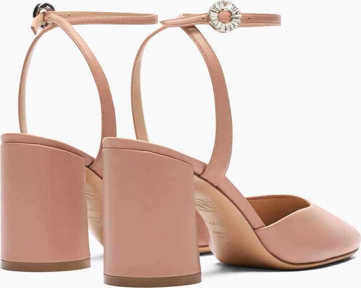 Casadei Cleo Leather Pumps - Woman Pumps And Slingback Rosè 36 - Image 4