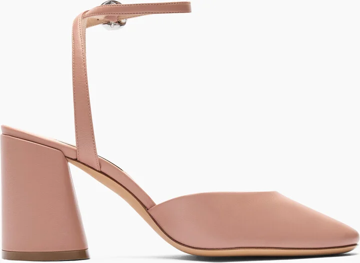 Casadei Cleo Leather Pumps - Woman Pumps And Slingback Rosè 36
