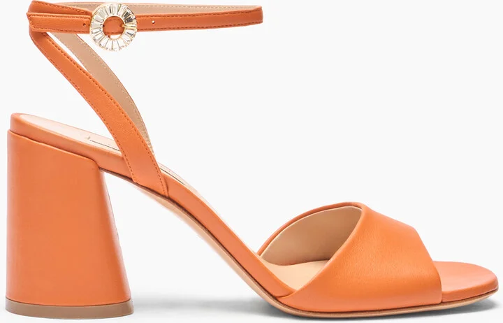 Casadei Cleo Leather Sandals - Woman Sandals Paprika 37.5