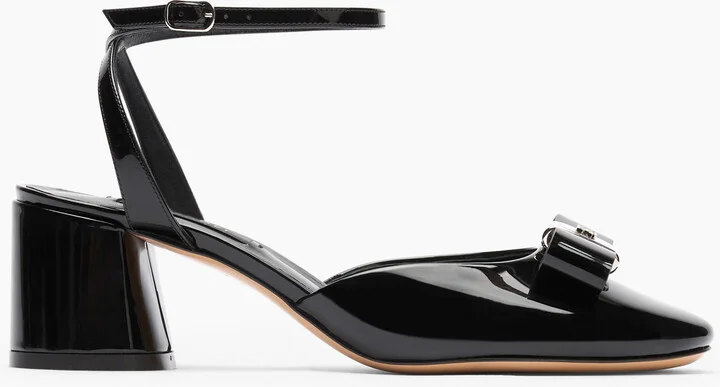 Casadei Cleo Patent Leather Open Pumps - Woman Pumps And Slingback Black 41