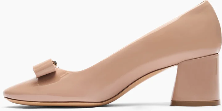 Casadei Cleo Patent Leather Pumps - Woman Pumps And Slingback Sand 37 - Image 3