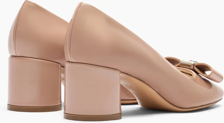 Casadei Cleo Patent Leather Pumps - Woman Pumps And Slingback Sand 37 - Image 4