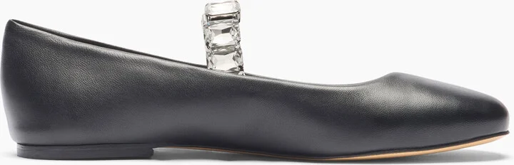 Casadei Crystal Ballet Flats - Woman Flats And Loafers Black 38