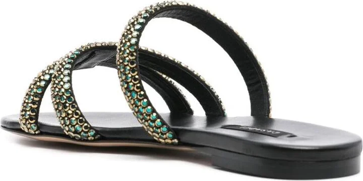 Casadei Crystal Embellished Sandals - Image 2