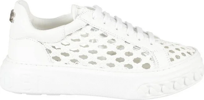 Casadei Cut-Out Detailed Lace-Up Sneakers