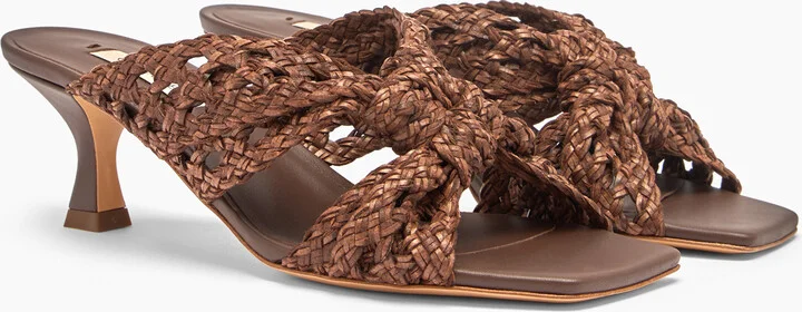Casadei Damier Versilia Geraldine - Woman Mules Rum 37.5 - Image 2