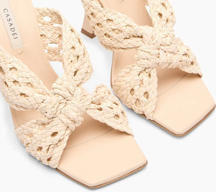 Casadei Damier Versilia Geraldine - Woman Mules Sandstone 39.5 - Image 5