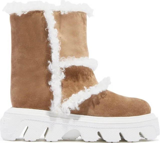 Casadei Dolomiti Marica Faux-Fur Detailed Boots