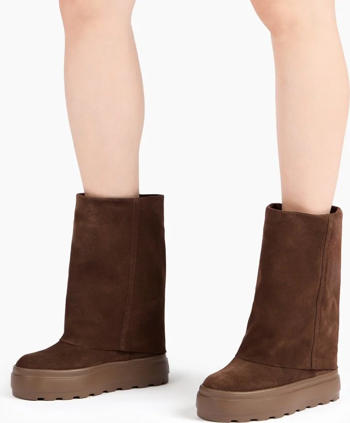 Casadei Double Face High Boots - Woman High Boots Bruciato 37 - Image 6