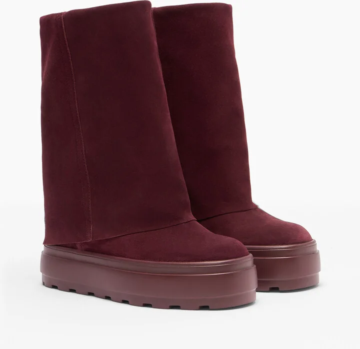 Casadei Double Face High Boots - Woman High Boots Rubino 35 - Image 2