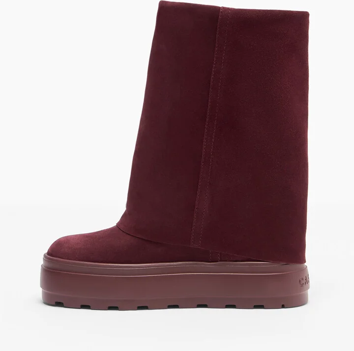 Casadei Double Face High Boots - Woman High Boots Rubino 35 - Image 3