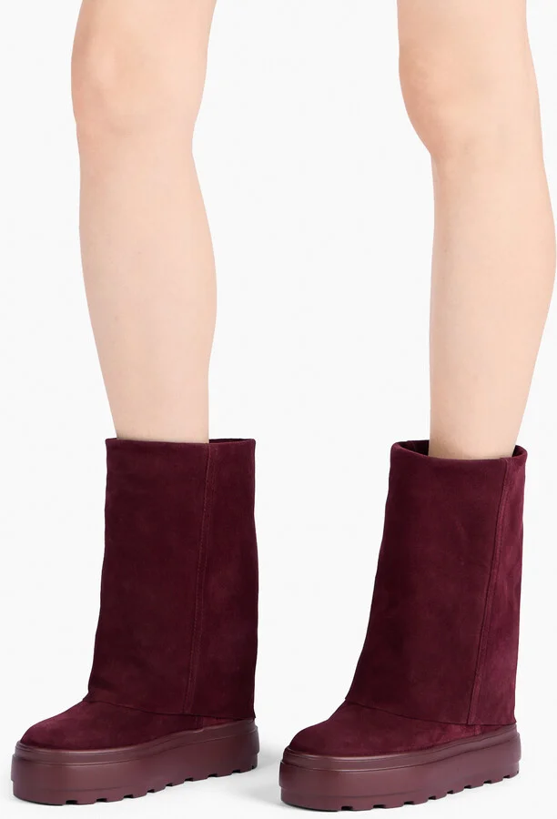 Casadei Double Face High Boots - Woman High Boots Rubino 35 - Image 6