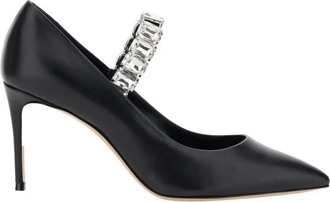 Casadei Embellished Pointed Toe Pumps