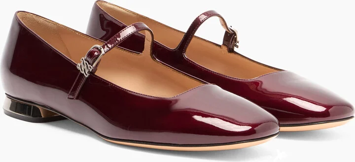 Casadei Emily Samurai Ballet Flats - Woman Flats And Loafers Amarena 36.5 - Image 2
