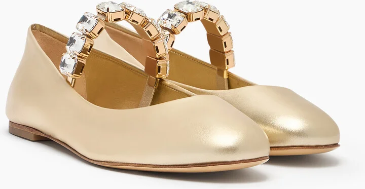 Casadei Flash Ballet Flats - Woman Flats And Loafers Platinum 38 - Image 2