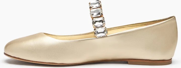 Casadei Flash Ballet Flats - Woman Flats And Loafers Platinum 38 - Image 3