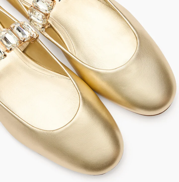 Casadei Flash Ballet Flats - Woman Flats And Loafers Platinum 38 - Image 5