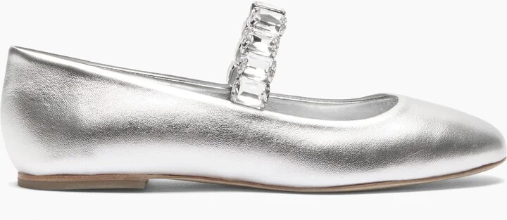 Casadei Flash Ballet Flats - Woman Flats And Loafers Silver 36