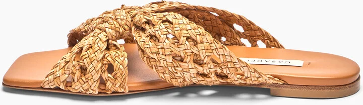 Casadei Flat Damier Versilia - Woman Flats And Loafers Natur 36 - Image 3