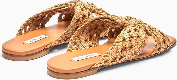 Casadei Flat Damier Versilia - Woman Flats And Loafers Natur 36 - Image 4