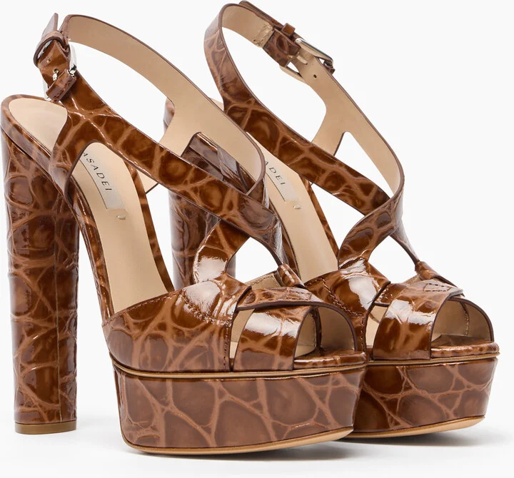 Casadei Flora Jurassic Platform Sandals - Woman Platforms Sella 40 - Image 2