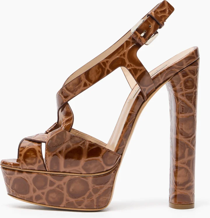 Casadei Flora Jurassic Platform Sandals - Woman Platforms Sella 40 - Image 3