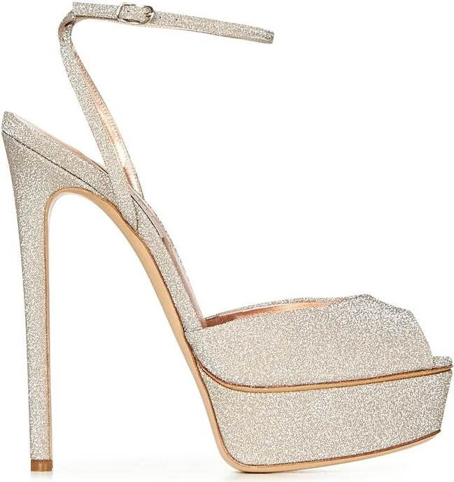 Casadei Flora Solar Eclipse Platform Sandals