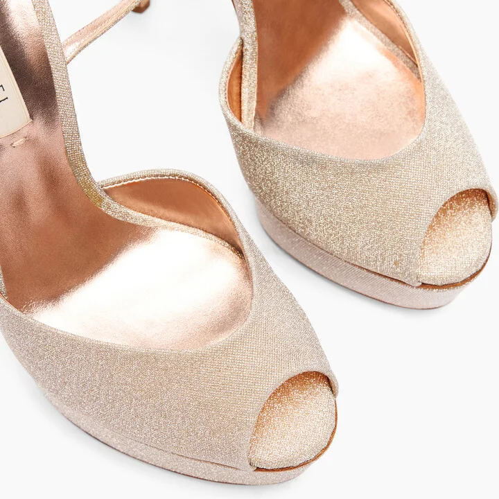 Casadei Flora Solar Eclipse Platform Sandals - Woman Platforms Nude 35.5 - Image 5