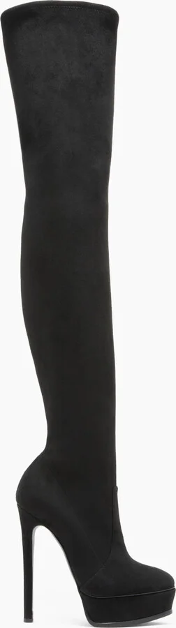 Casadei Flora - Woman Over The Knee Boots Black 39