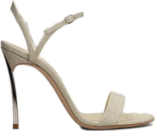 Casadei Glittered High-Heeled Sandals