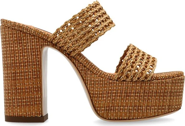 Casadei Goldeneye Isa Platform Sandals
