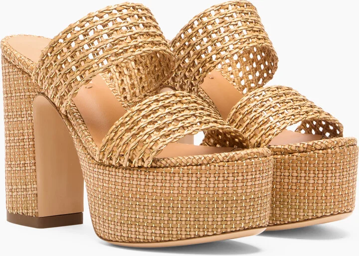 Casadei Goldeneye Isa Wedges - Woman Wedges And Slides Natur 37 - Image 2